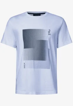 T-shirt met streepprint