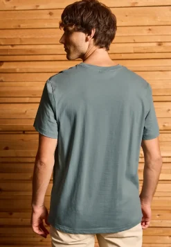 T-shirt met streepprint