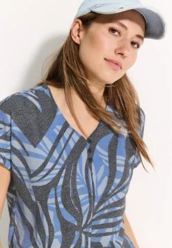 T-shirt met V-hals