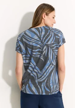 T-shirt met V-hals