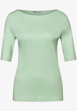 T-shirt in effen kleur