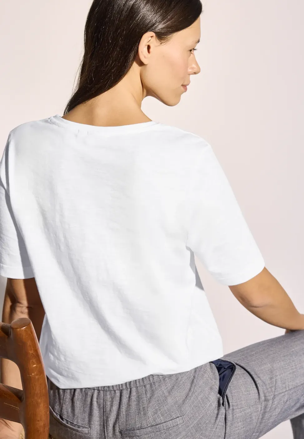 T-shirt in tuniek-look