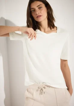 T-shirt in tuniek-look