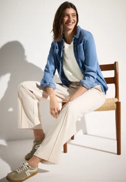 T-shirt in tuniek-look