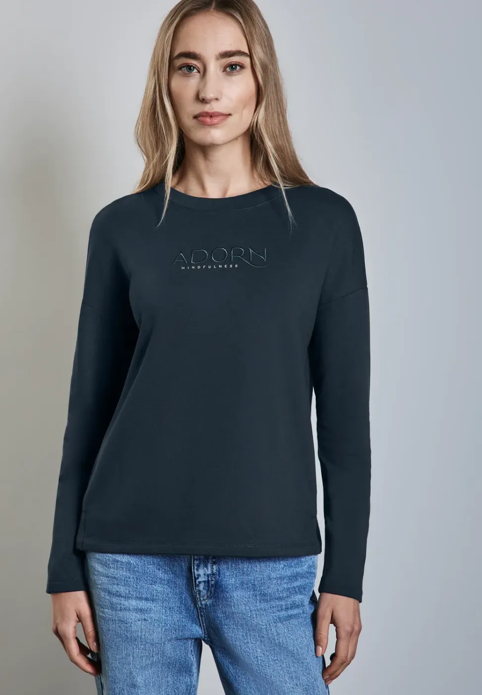 T-shirt met belettering