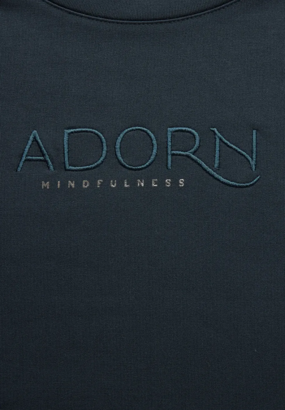 T-shirt met belettering