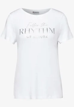 T-shirt met belettering
