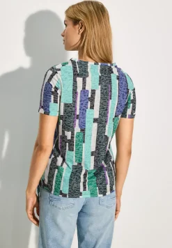T-shirt met burn-out
