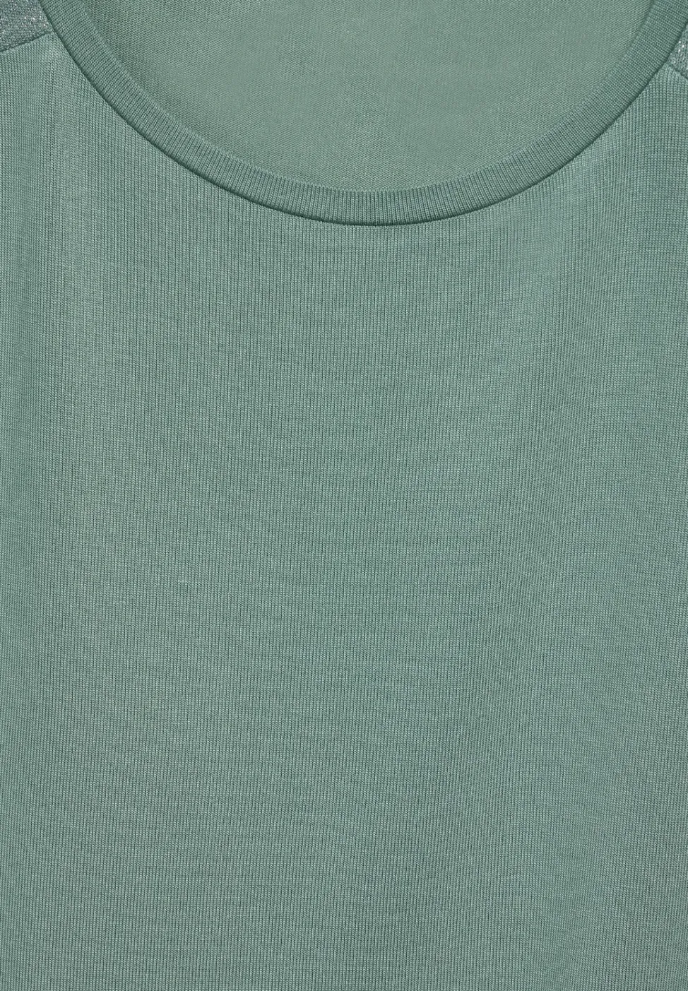 T-shirt met glanzend detail