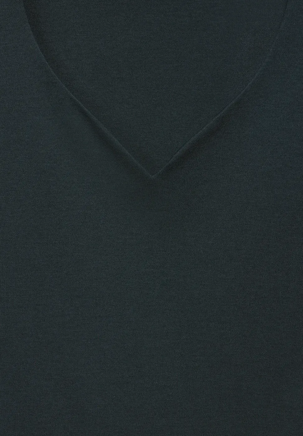 T-shirt met hartvormige halslijn