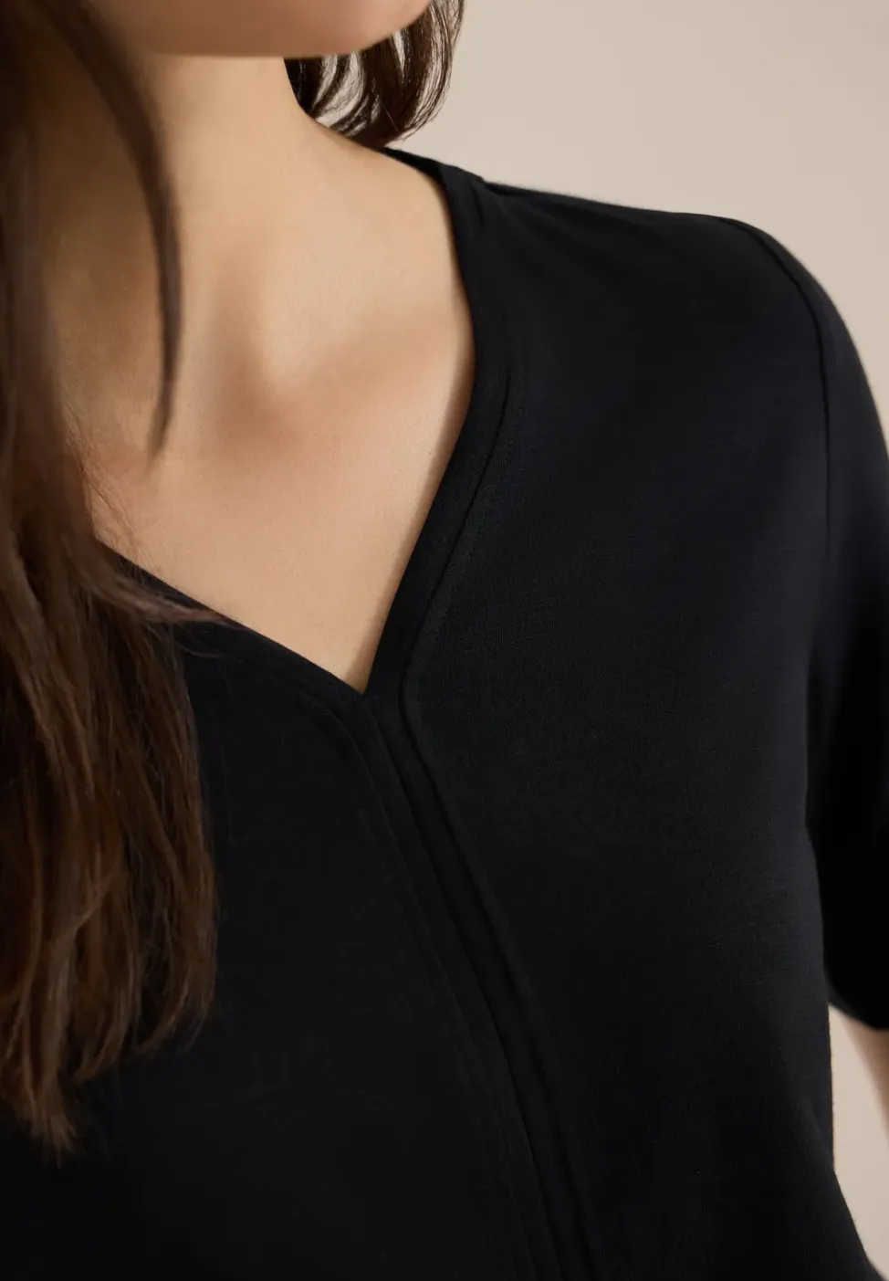 T-shirt met korte mouwen in tuniekstijl