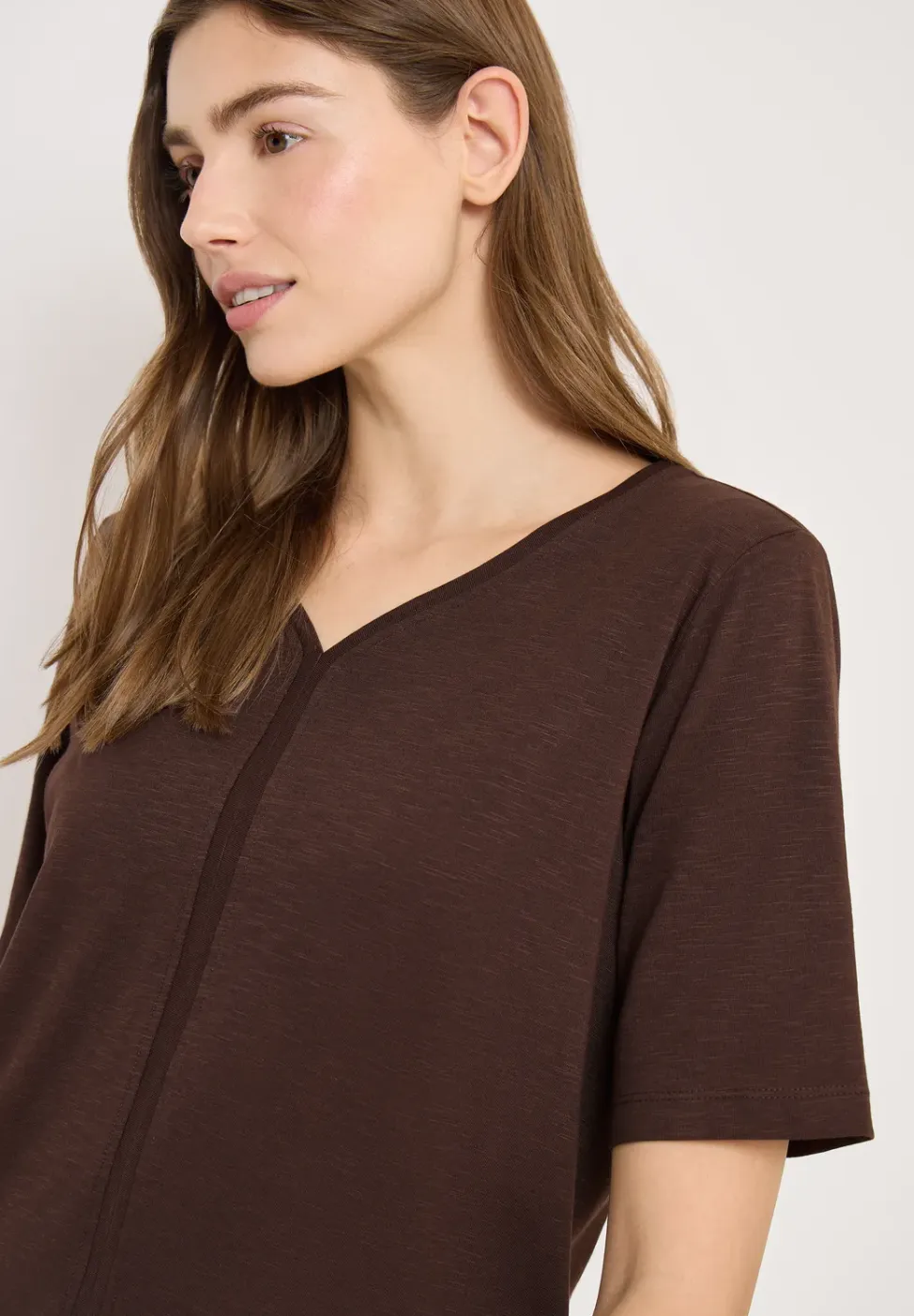 T-shirt met korte mouwen in tuniekstijl