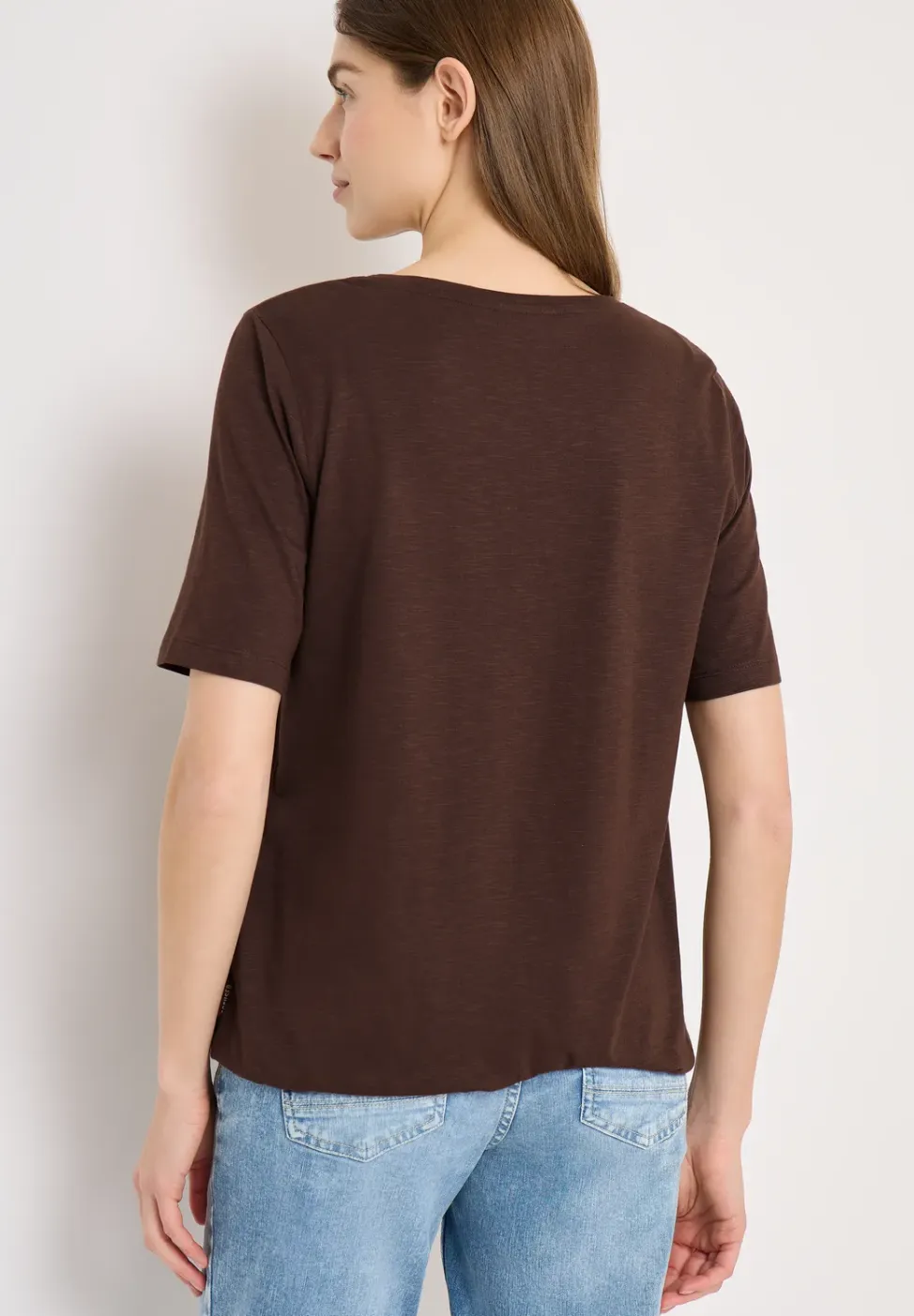 T-shirt met korte mouwen in tuniekstijl