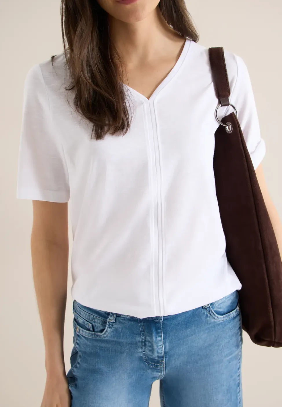 T-shirt met korte mouwen in tuniekstijl