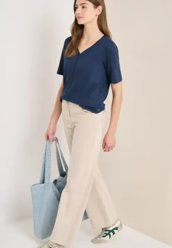 T-shirt met korte mouwen in tuniekstijl