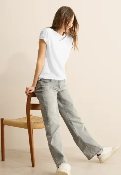 T-shirt met rimpels