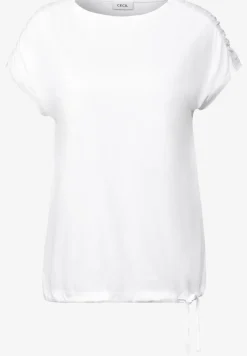 T-shirt met rimpels