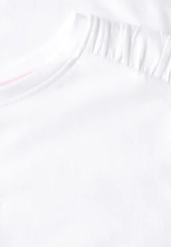 T-shirt met rimpels