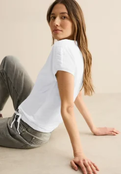 T-shirt met rimpels