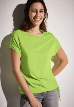 T-shirt met rimpels