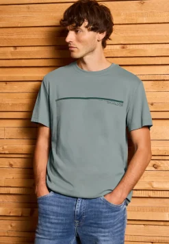 T-shirt met streepmotief