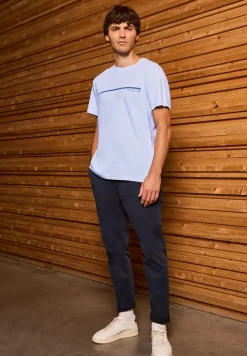 T-shirt met streepmotief