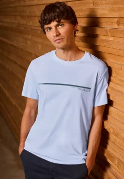 T-shirt met streepmotief