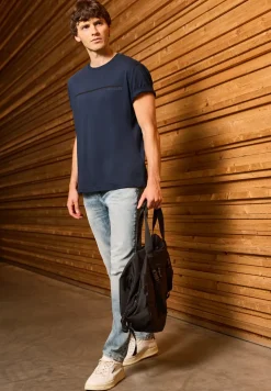 T-shirt met streepmotief