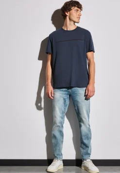T-shirt met streepmotief