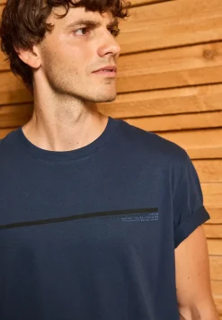 T-shirt met streepmotief