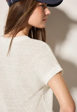 T-shirt met structuur