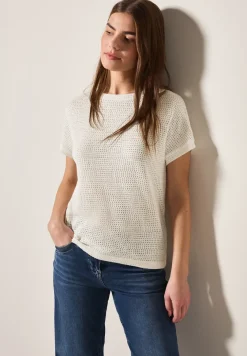 T-shirt met structuur