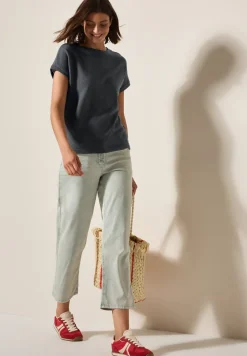 T-shirt met structuur
