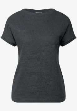 T-shirt met structuur