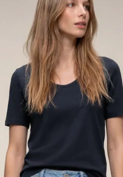 T-shirt met V-hals