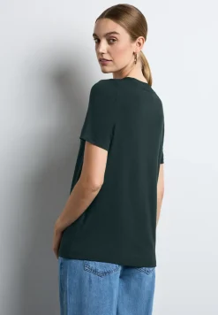 T-shirt met V-hals