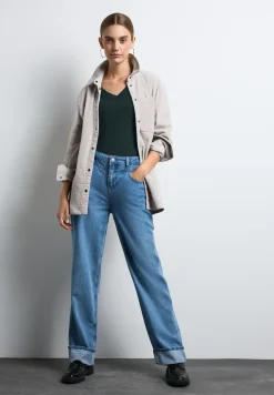 T-shirt met V-hals