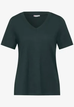 T-shirt met V-hals