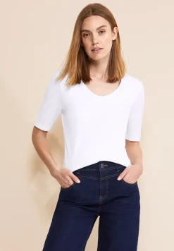 T-shirt met V-hals