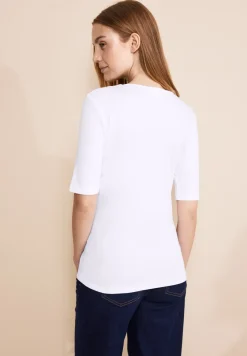 T-shirt met V-hals