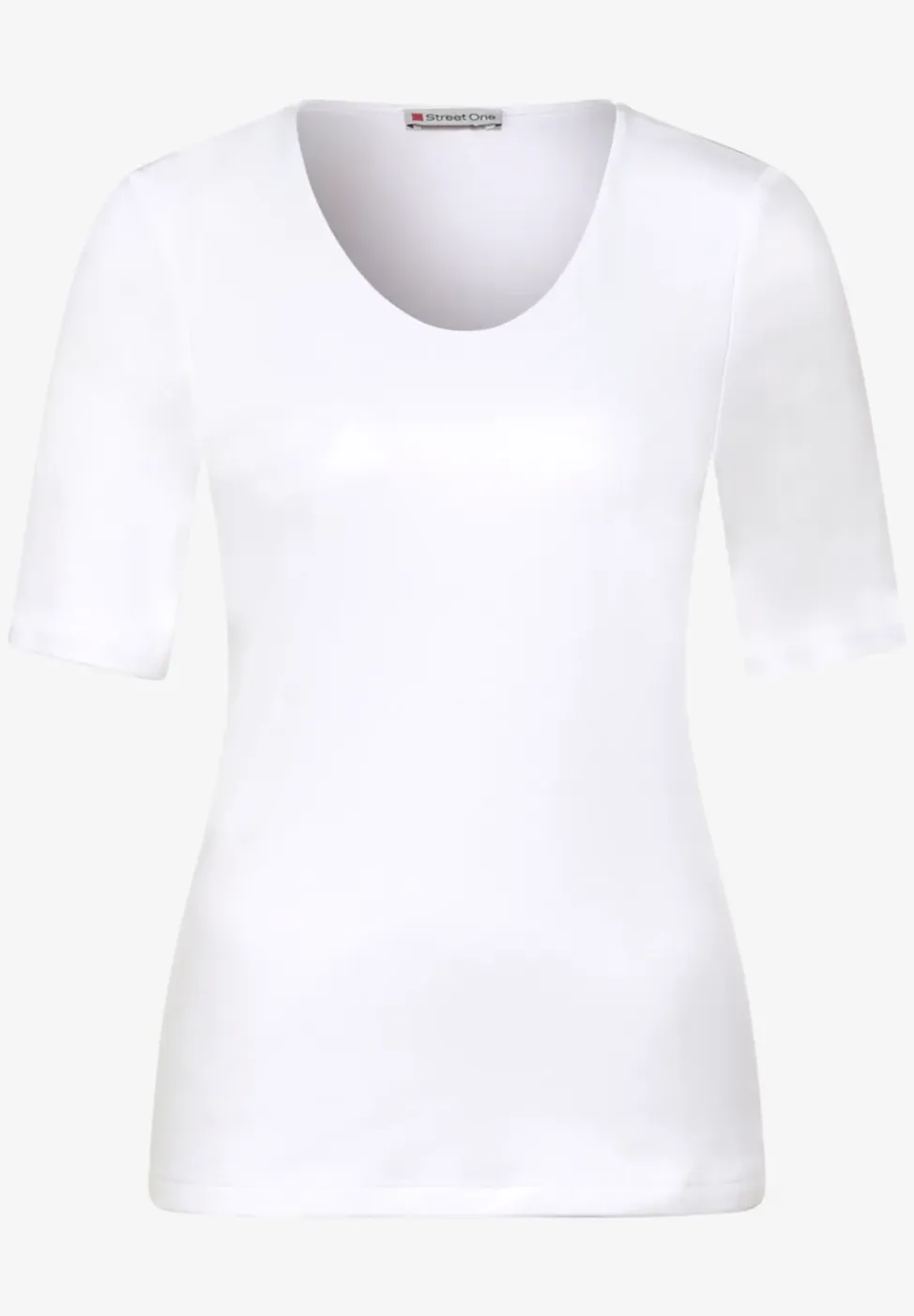 T-shirt met V-hals