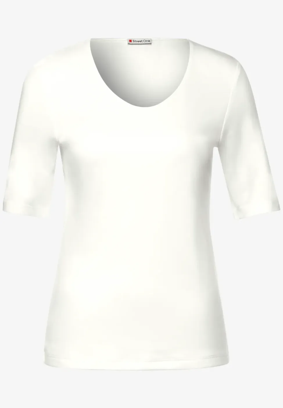 T-shirt met V-hals