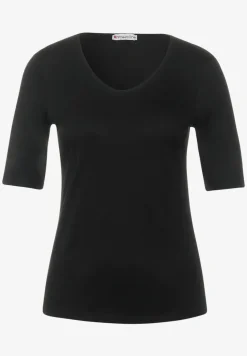 T-shirt met V-hals