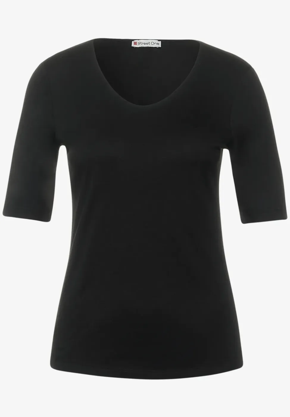 T-shirt met V-hals