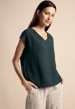 T-shirt met V-hals