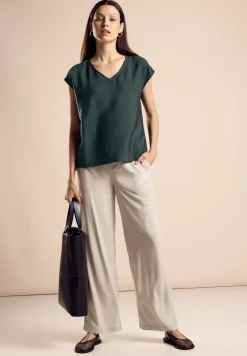 T-shirt met V-hals