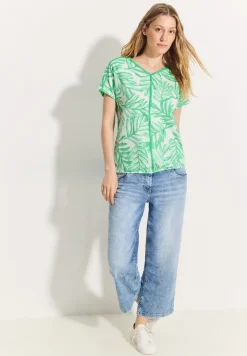 T-shirt van linnenmix