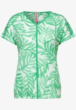 T-shirt van linnenmix