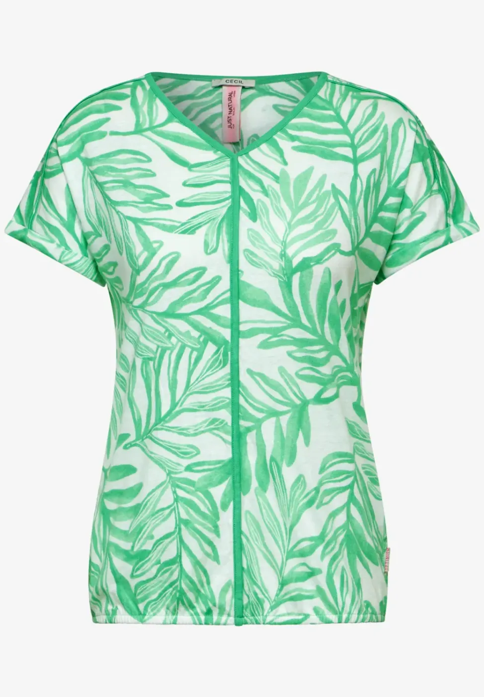 T-shirt van linnenmix