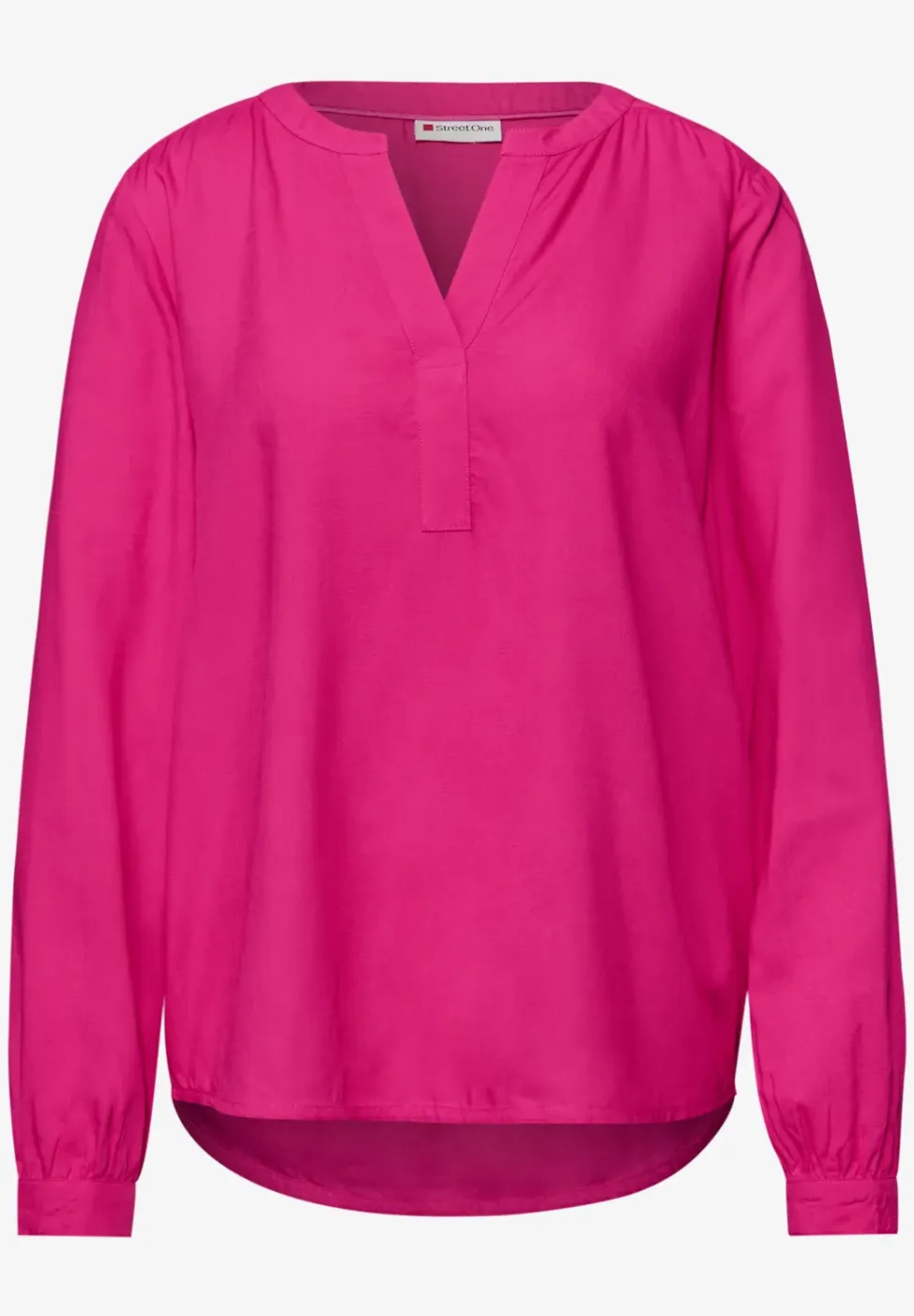 Tuniek met gespleten hals